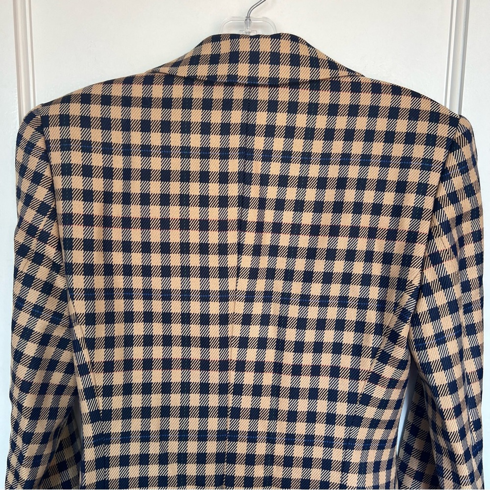 Tommy Hilfiger Prep Check Boyfriend Fit Blazer - Picture 8 of 9
